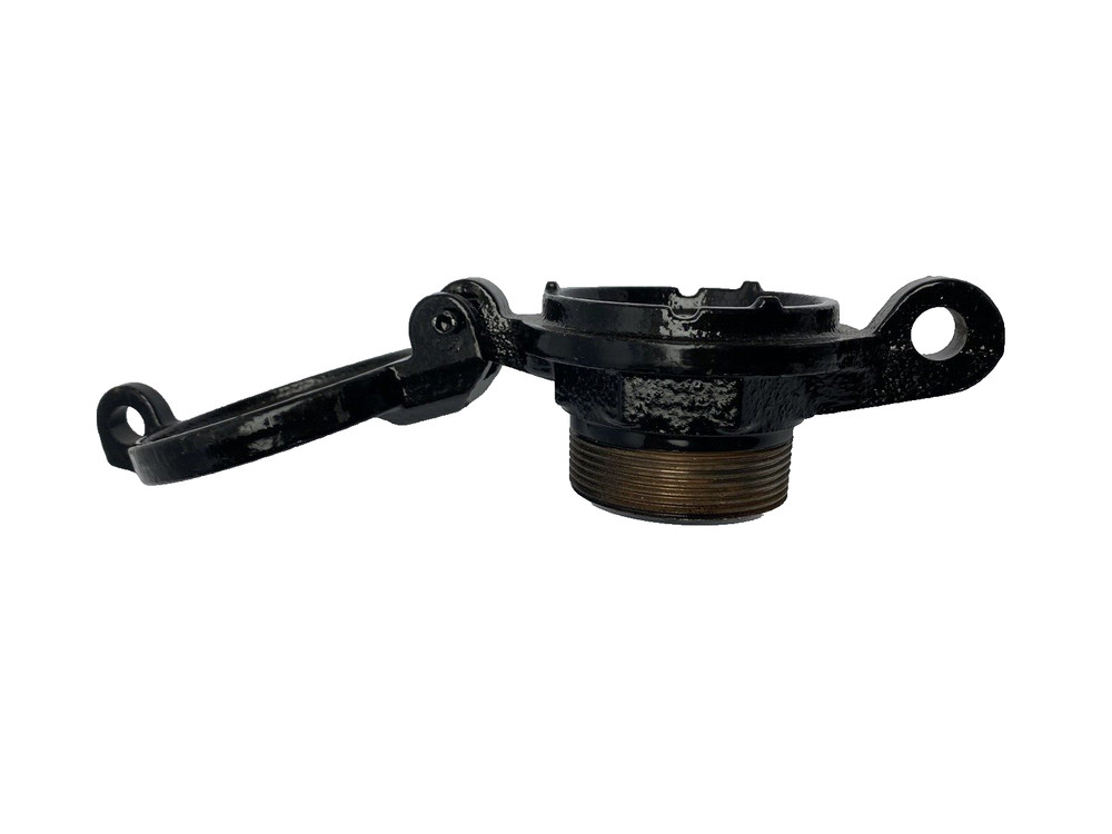 Morrison Dubuque 2" Cast Iron Hinged Fill Cap, MNPT, Lockable