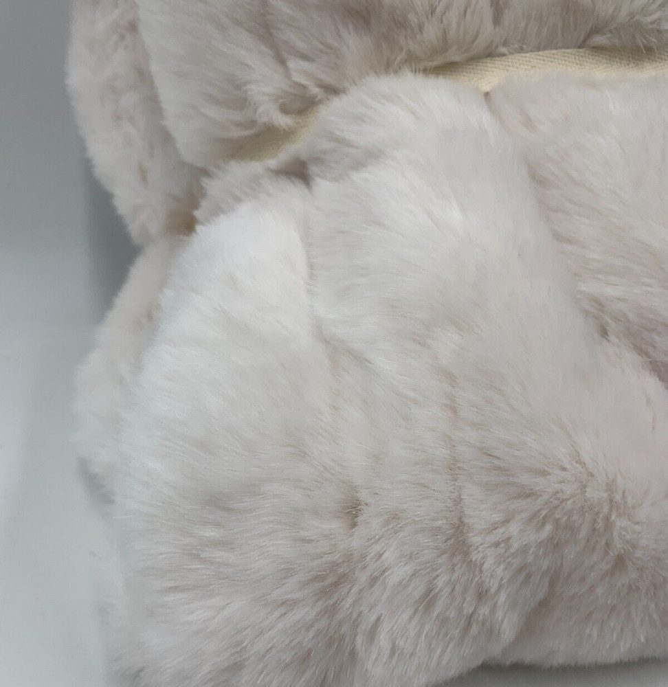 Pottery Barn Teen Polar Bear Faux Fur Bean Bag Chair Slipcover Ivory Large #300D