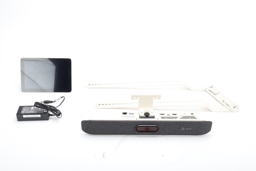 Polycom Poly Studio X30 Video Bar W/ Poly TC8 8" Touch Controller & Power Supply