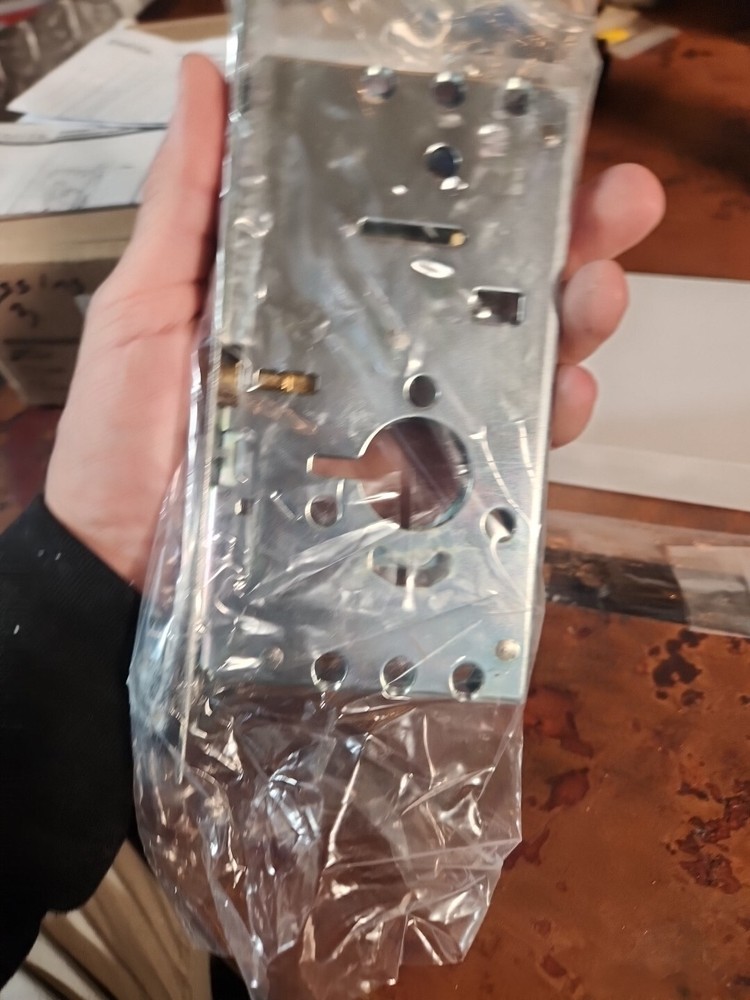 Emtek 2154US19 Modern Rectangular Mortise Passage Pocket Door ONLY READ**