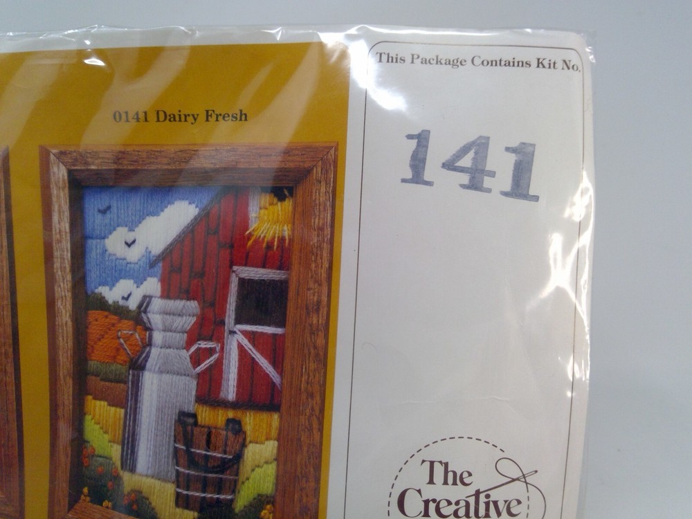 1983 The Creative Circle Dairy Fresh Needle Point Kit 0141