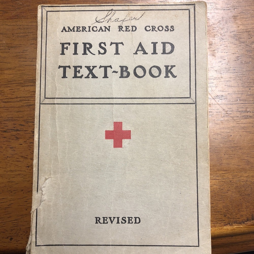 FIRST AID TEXT-BOOK - AMERICAN RED CROSS - 1940 EDITION
