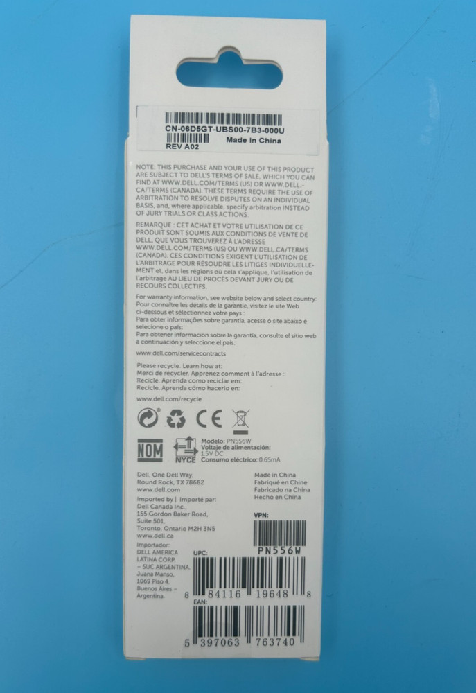 DELL Active Pen Stylet Actif PN556W NEW IN BOX