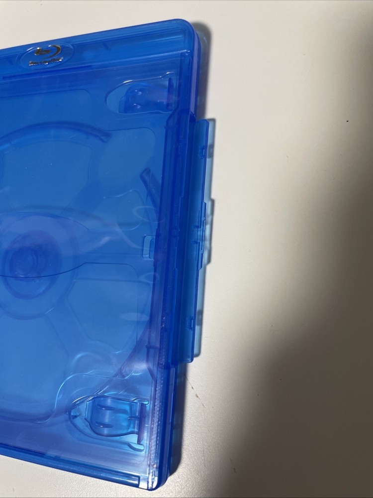 Set of 6 Blu-Ray Empty Single Replacement Cases with side clasp - Holds 1 Disc