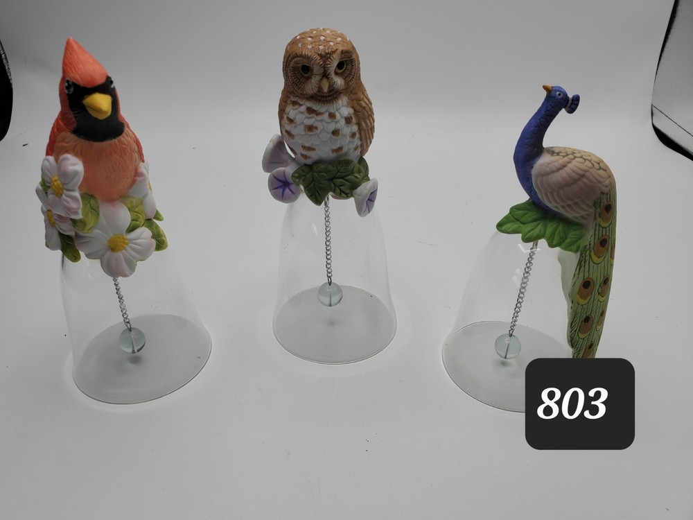 Ceramic Collectors Bird Bells
