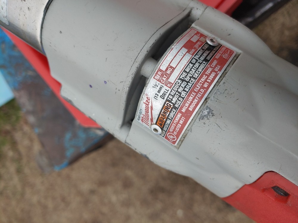 MILWAUKEE 3107, 1/2" Right-Angle Drill Kit. Serviced.