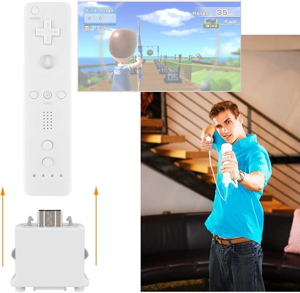 Motion Plus Adapter Sensor for Nintendo Wii Remote Controller Accuracy Enhance