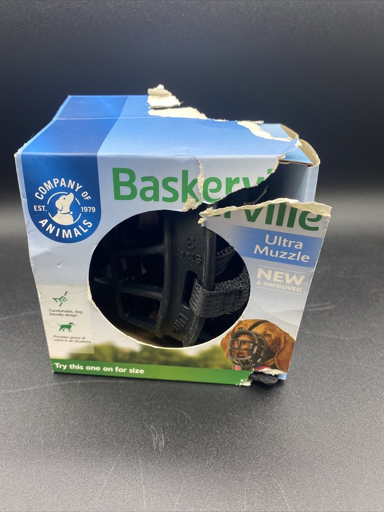 Baskerville Ultra Muzzle - Size 3 - Beagle Standard Poodle Cocker Corgi Size Dog
