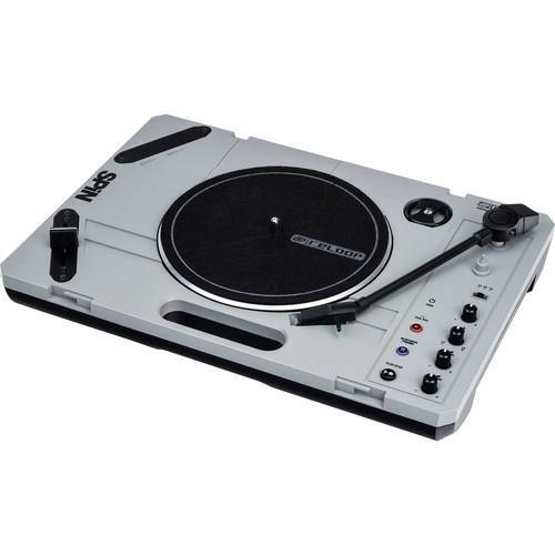 Reloop Spin Portable Turntable with Scratch Vinyl