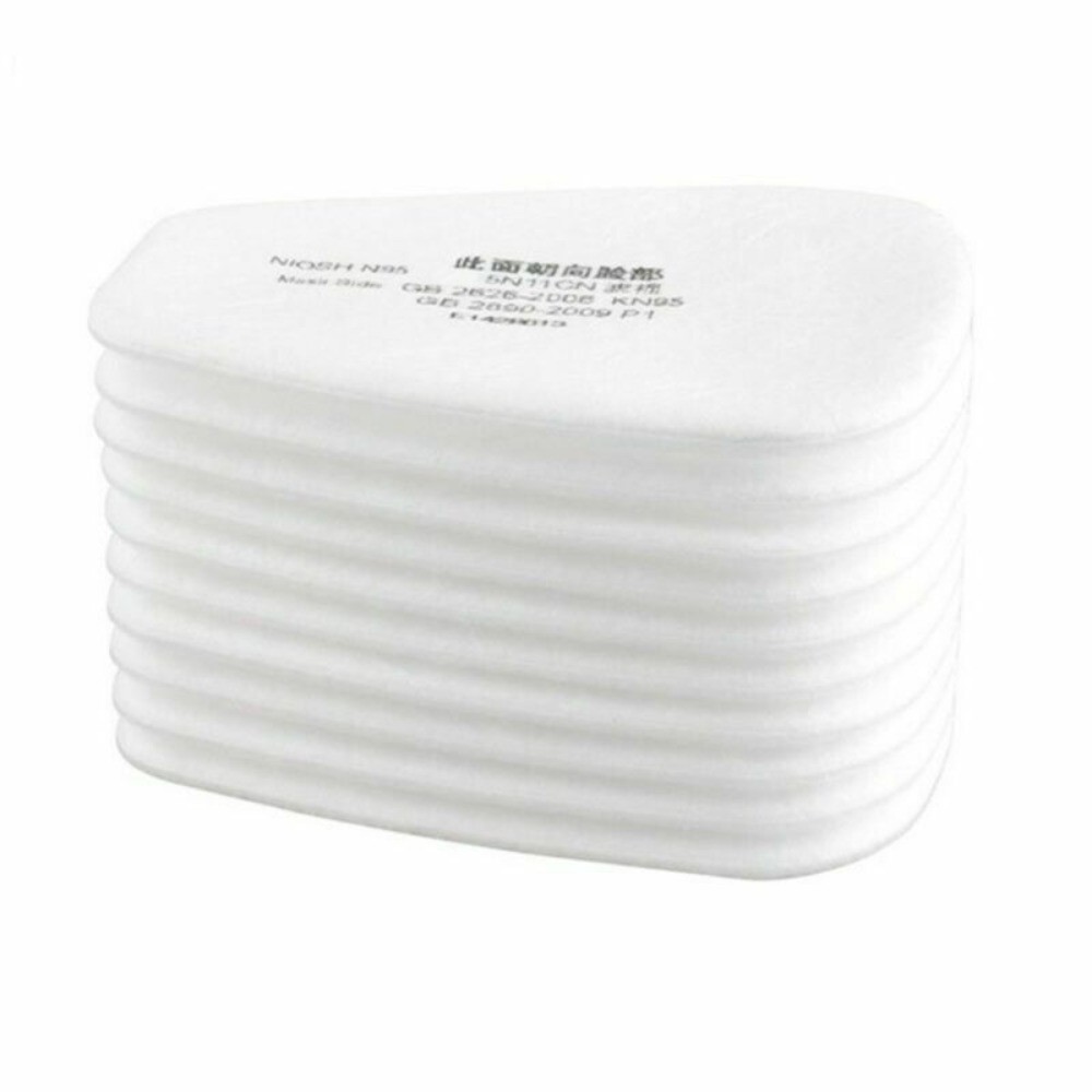 10-500Pcs 5N11 Cotton Filters Replacement for 6200 6800 7502 Respirator Filters