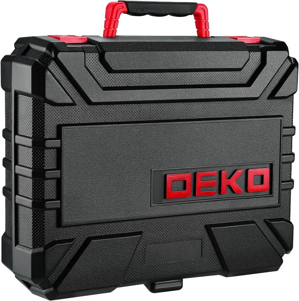 Drill Set Tool Set with 8V Red Cordless Drill, Home Tool Kit with Drill,