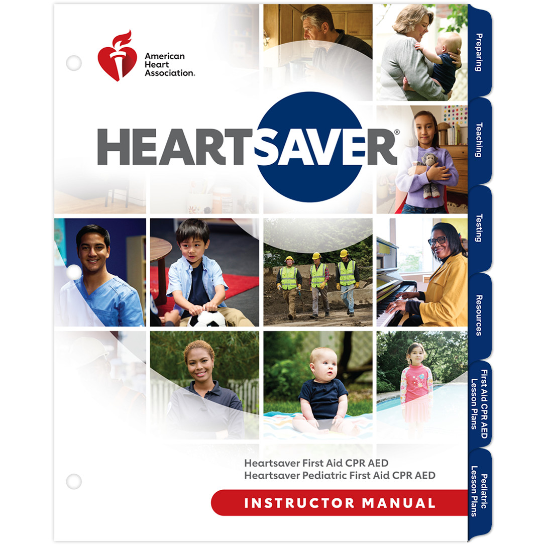 AHA  2025 Heartsaver® First Aid CPR AED Instructor Manual ONLY