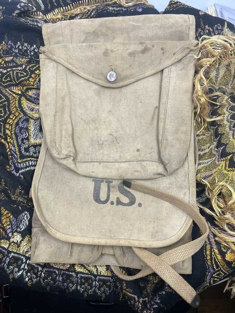 WWI CAMPBELL 1918 HAVERSACK CANVAS PACK