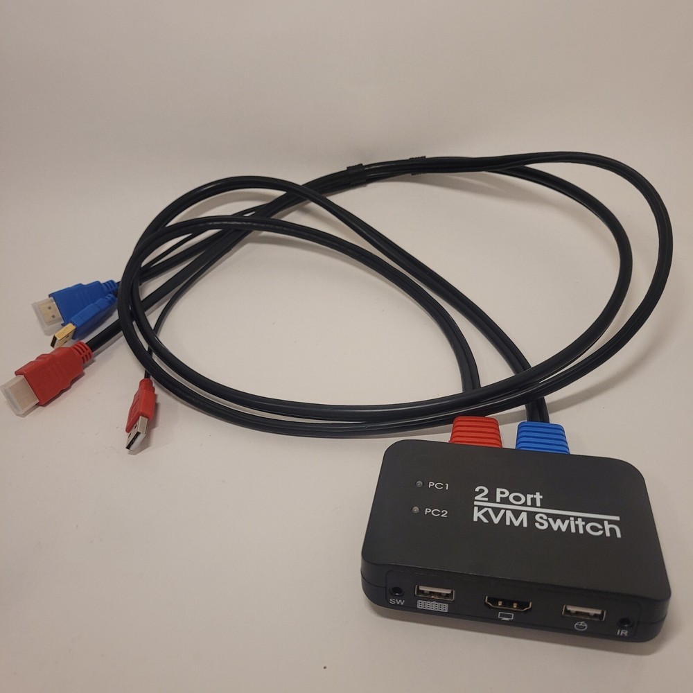 2 Port KVM Switch - Yeemie Pro - 100% Working