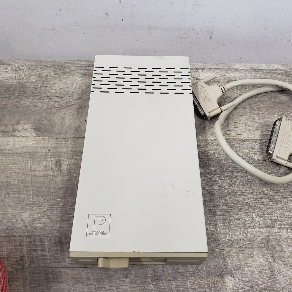 Procom Technology PXF 1200 External Floppy Disk Drive w/ Cable *UNTESTED*