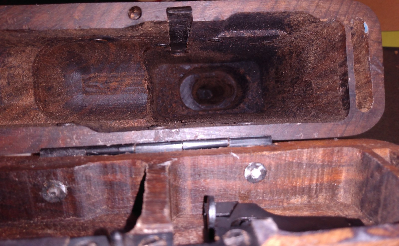 WOODEN ENCLOSED PISTOL HOLSTER WWI GERMAN P08 LUGER "Like a Broomhandle" Mauser