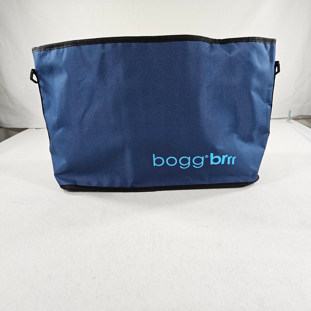 Bogg Brrr Blue Solid Polyester Insulated Cooler Bag with Shoulder Strap