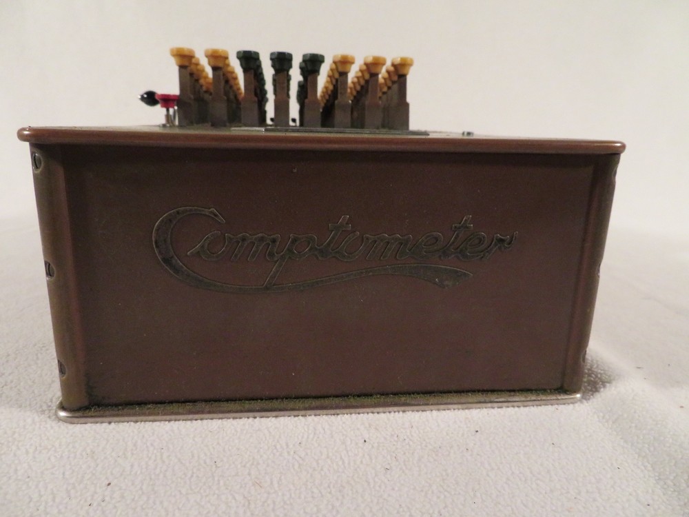 Vintage Antique Comptometer Adding Machine Felt Tarrant 1920s
