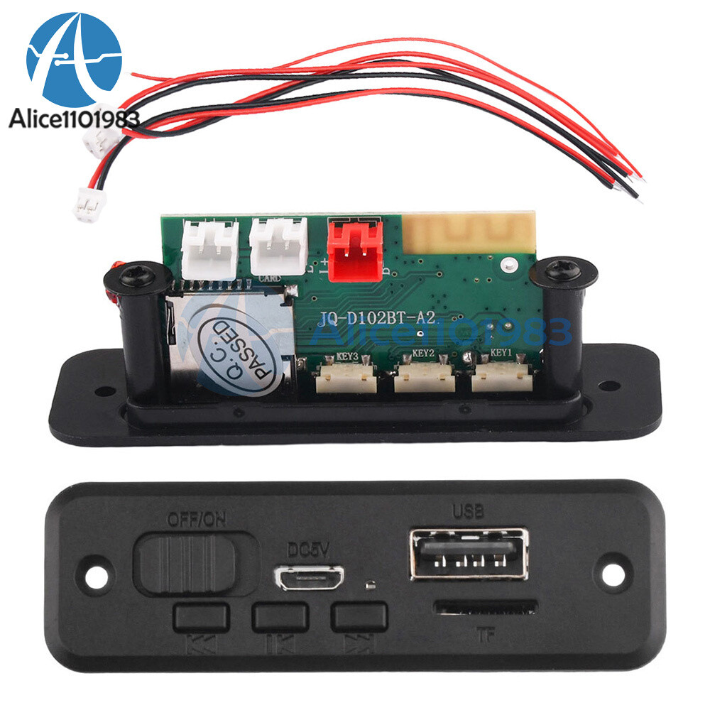 DC5V Bluetooth MP3 Player Decoder Board Car FM Radio Module 2*3W Amplifier