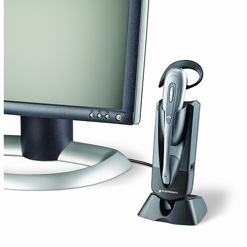 Plantronics CS50-USB Wireless Headband Computer Headset System for Skype Chat