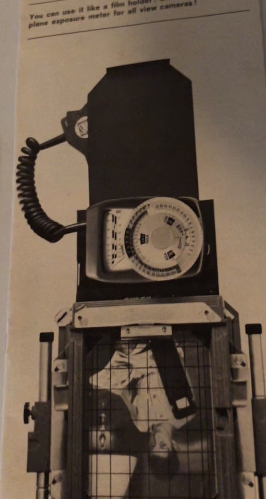 [Untested] Gossen Sinar Six Light Meter Set in Leather Case – Needs Cleaning