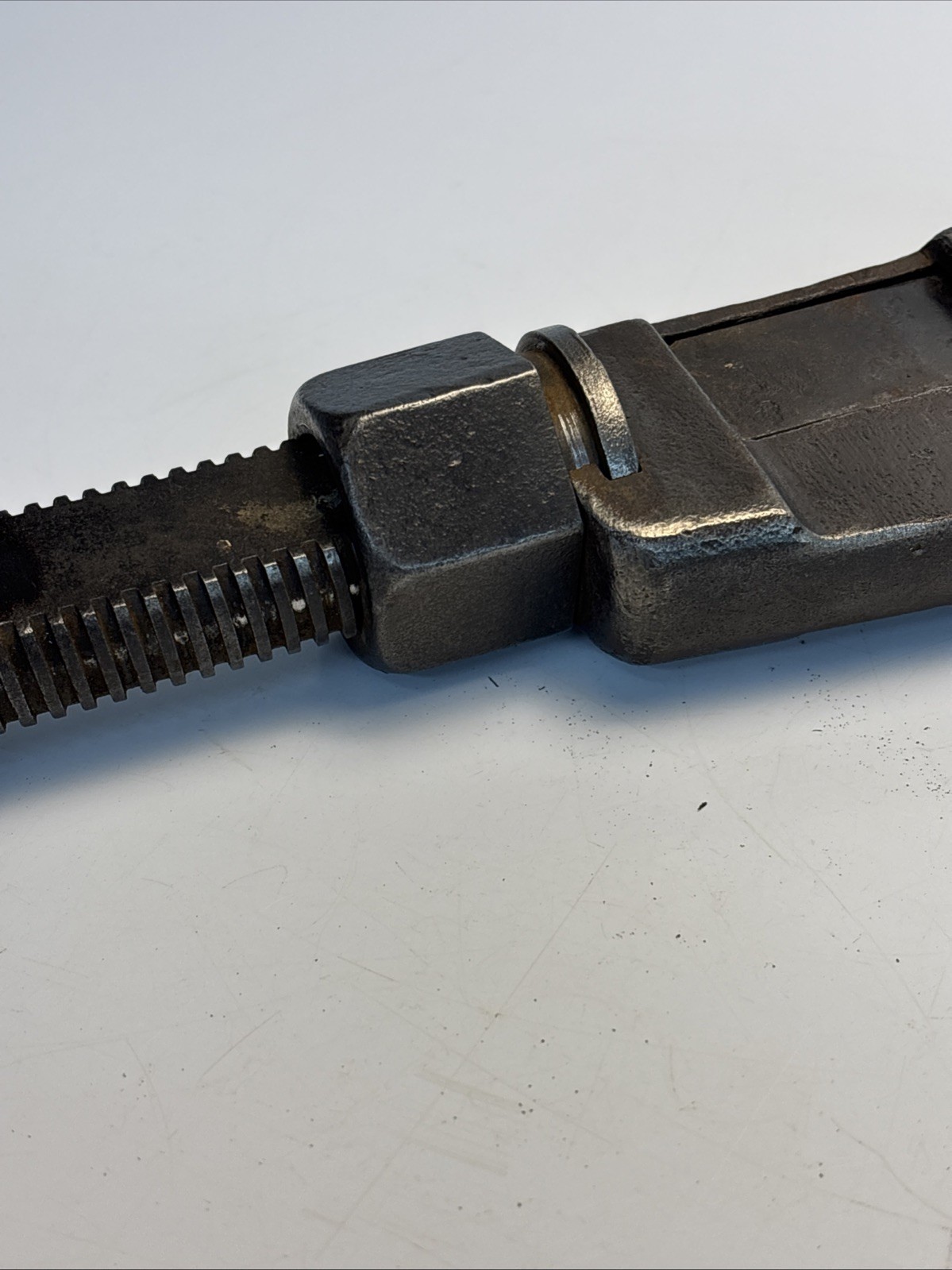 Antique Bemis & Call Co NYC Railroad Springfield Mass 18” Adjustable Wrench