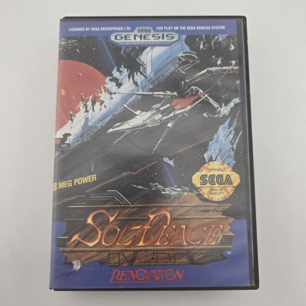Sol Deace - Case Only - Sega Genesis - Authentic (No Game)