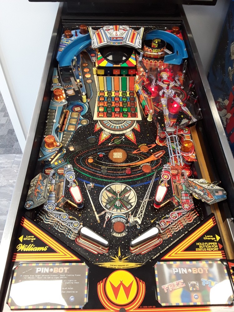 PIN-BOT by Williams Pinball Machine