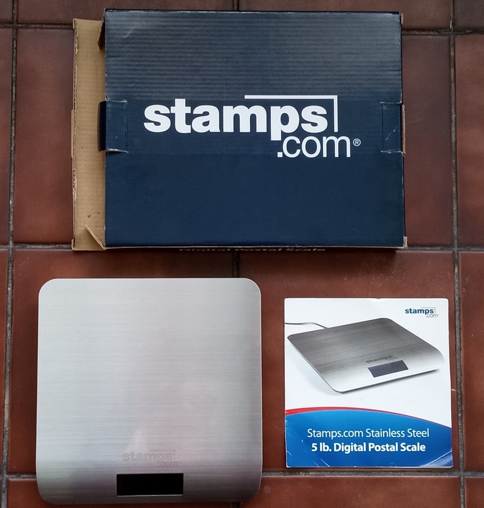 Stamps.Com Digital Postal Scale, 5lb Capacity - DOES NOT include USB cord