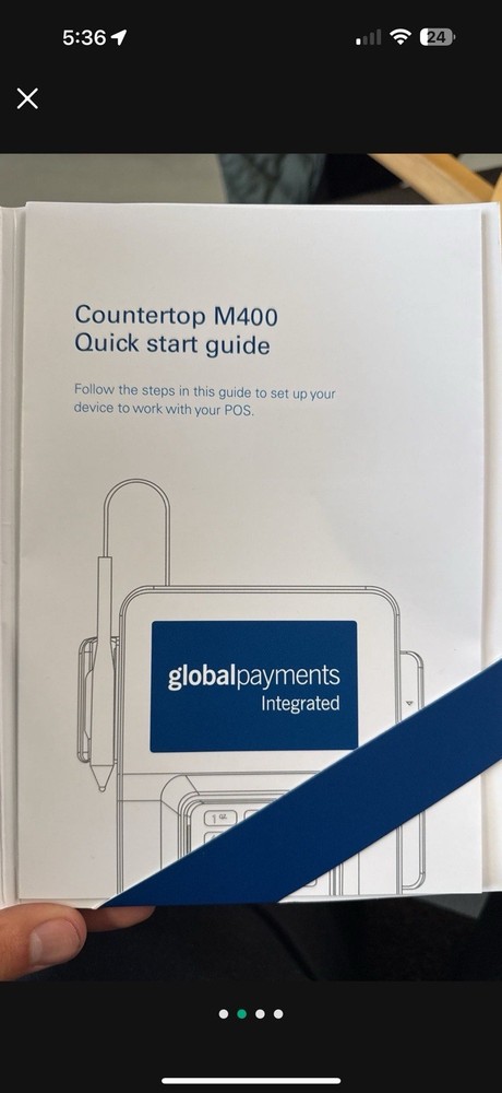 Verifone MX925 with M400 Setup Kit