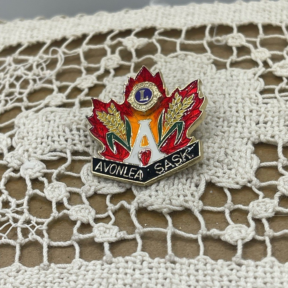 Avonlea Sask Leaf Legion Pin
