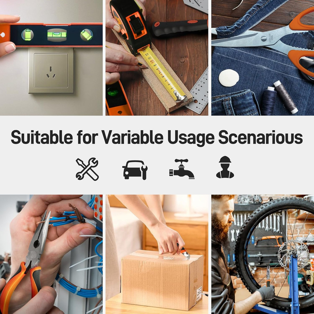 218 Pcs Home Tool Kit - Basic Household Hand Tool Set, Truck Tool Kit Socket Wre