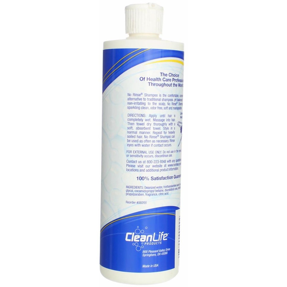 No Rinse Shampoo, 16 fl oz