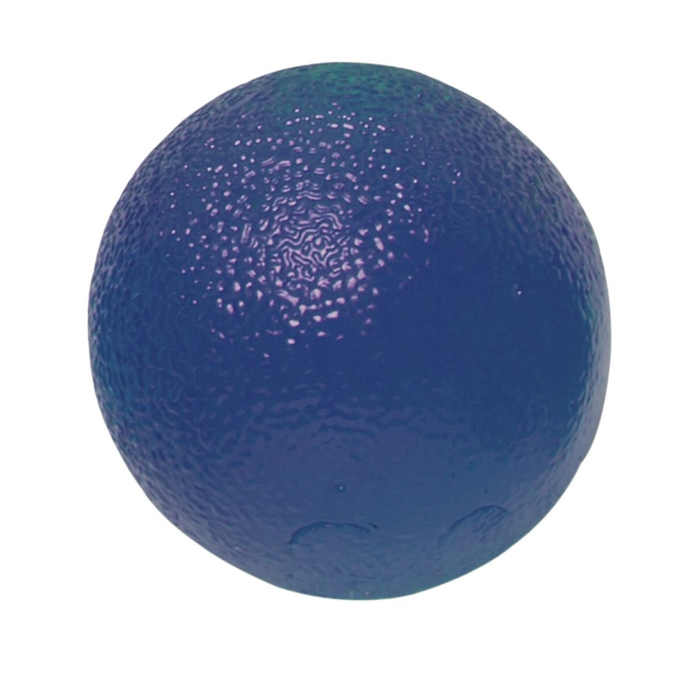 CanDo Gel Squeeze Ball, Standard Circular, Blue (Heavy)