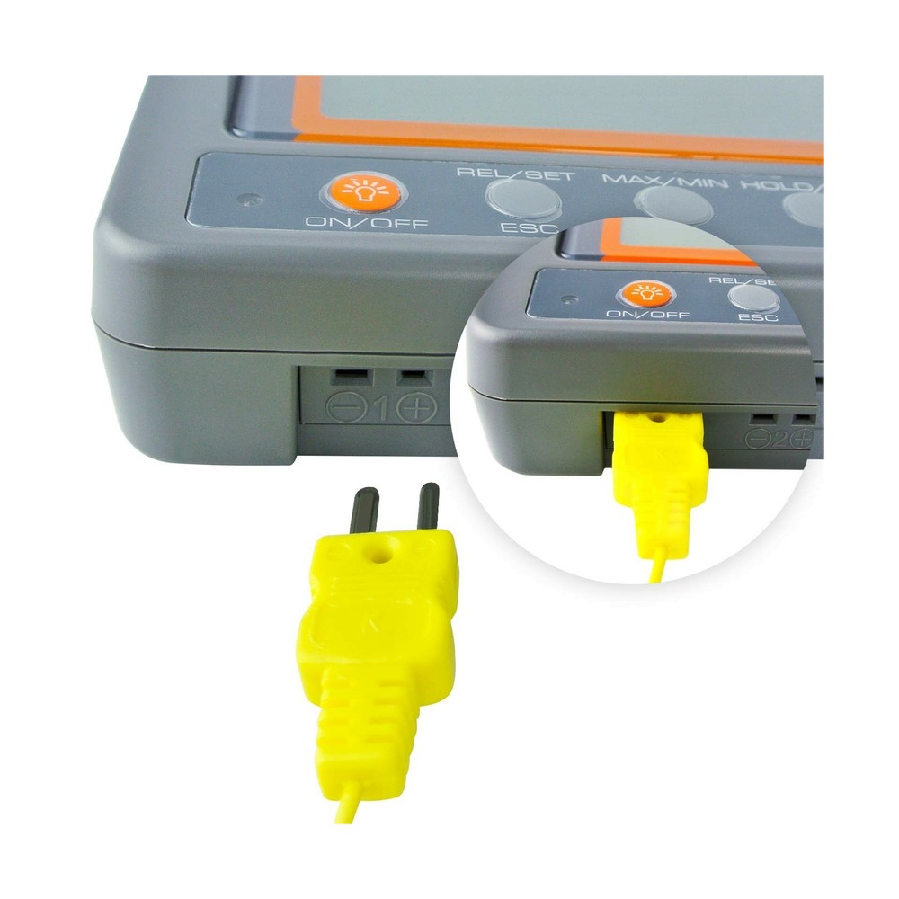 DANOPLUS Digital 4 Channels K-Type Thermocouple Thermometer with SD Card Data...
