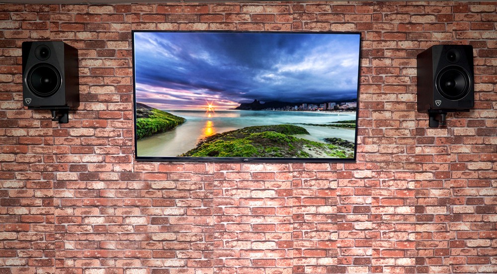 Pair Wall Mount Swivel Brackets For Edifier R2000DB Bookshelf Speakers