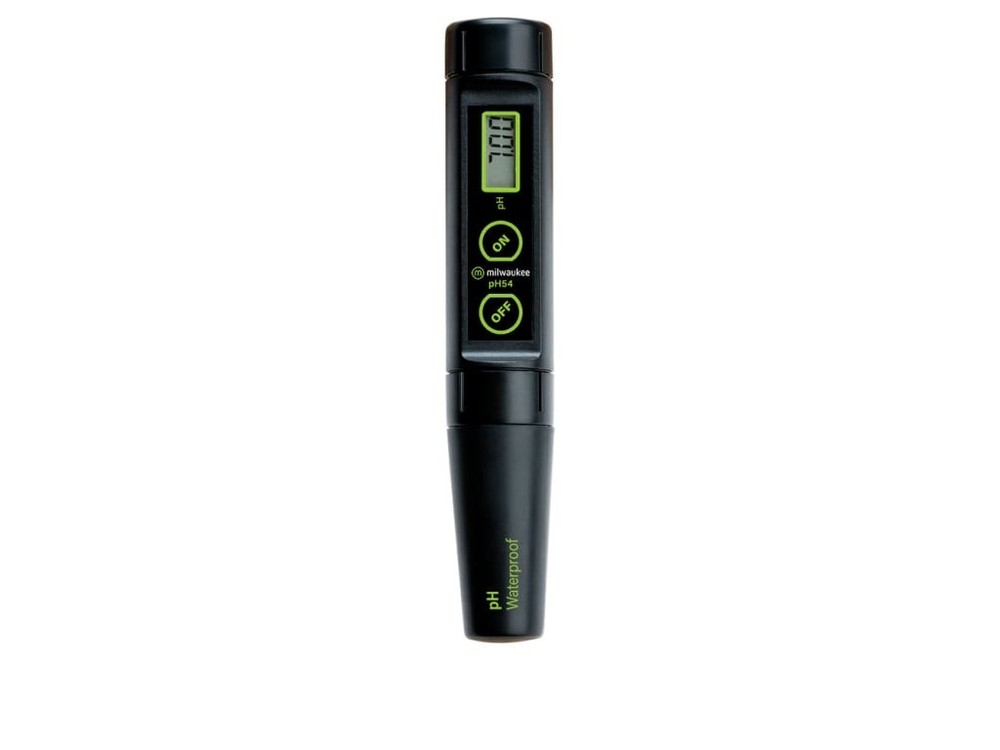 Milwaukee pH54 - Waterproof pH Tester w/Replaceable Probe, 0.0-14.0 pH Range,
