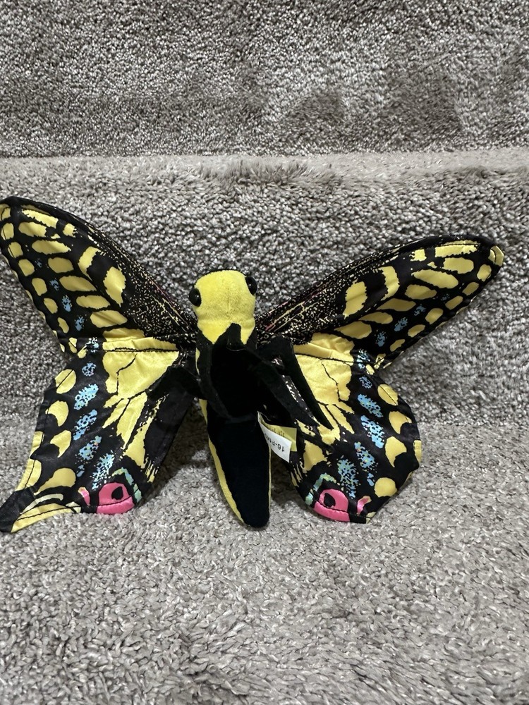 Folkmanis Swallowtail Butterfly & Frog Puppet Plush Insect Bug Learning