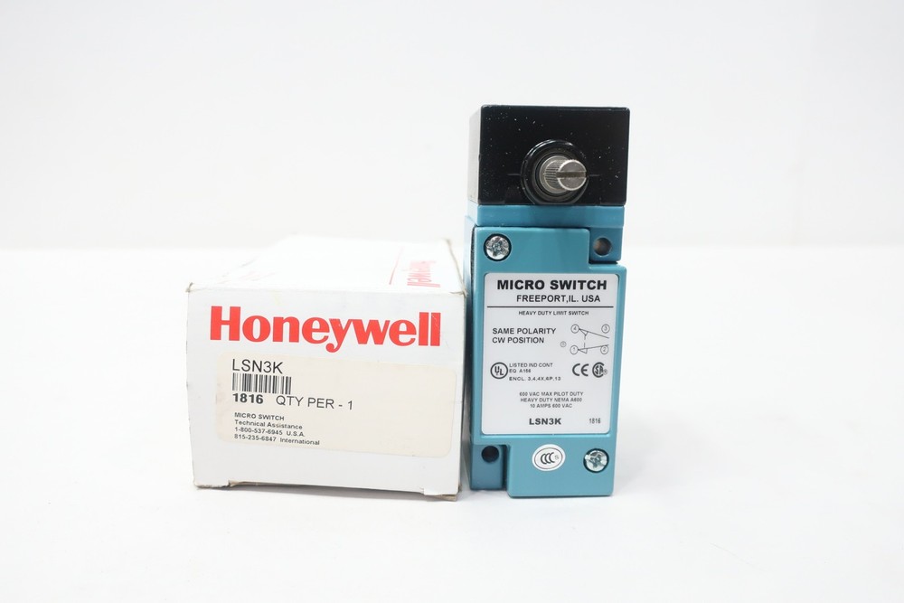 Honeywell LSN3K Micro Switch Limit Switch 600v-ac