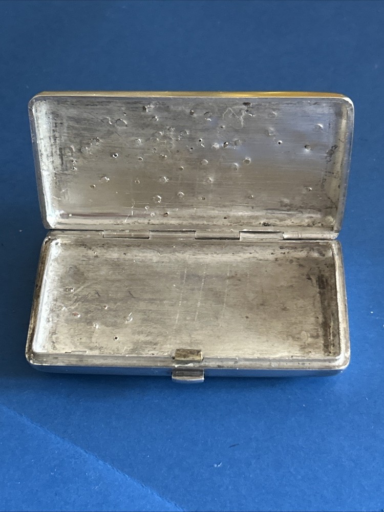 Antique Russian Imperial Silver Snuff Box, Circa 1900