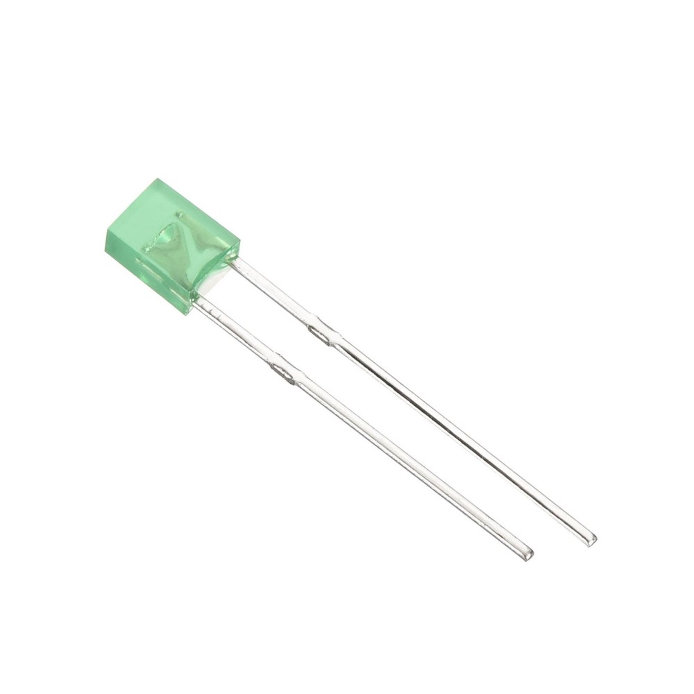 200Pcs 2x3x4mm Light Diode Rectangular Bright LED Lamp Bulb Yellow Green