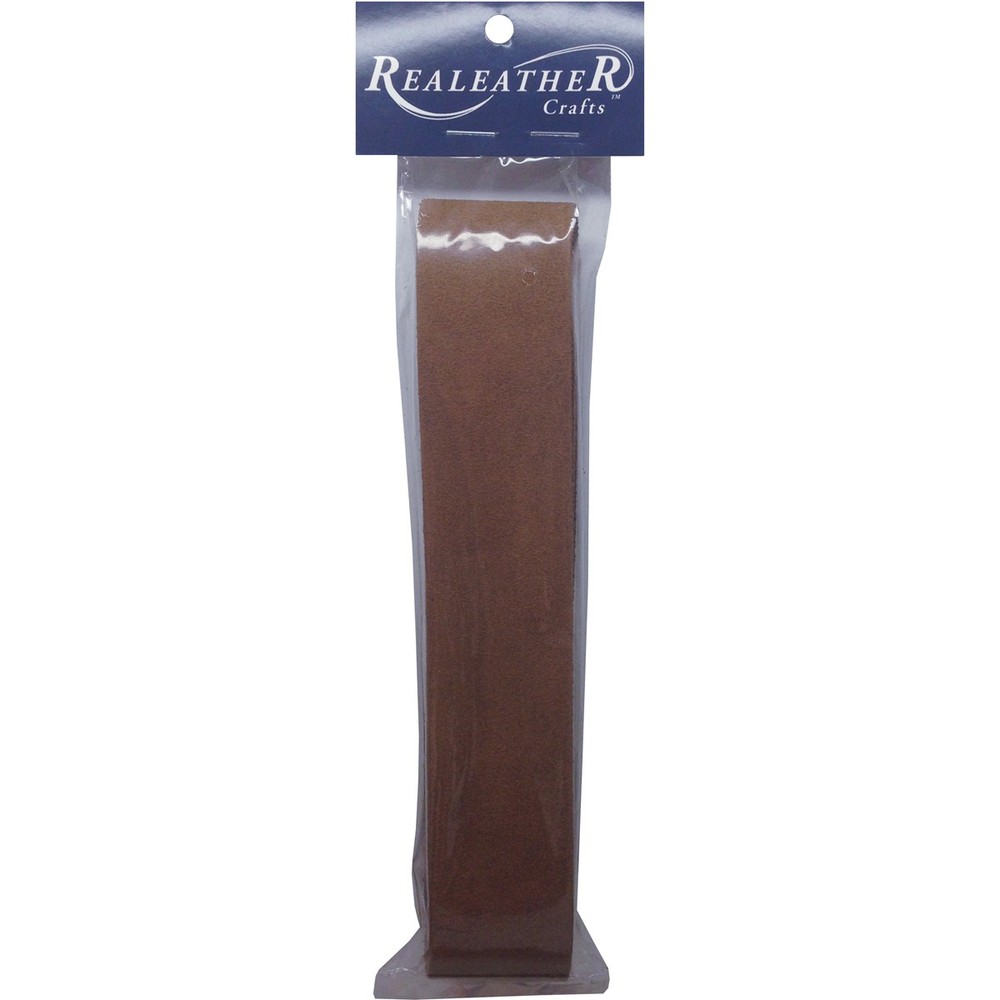 Leather Strip 1.5"X42" Medium Brown