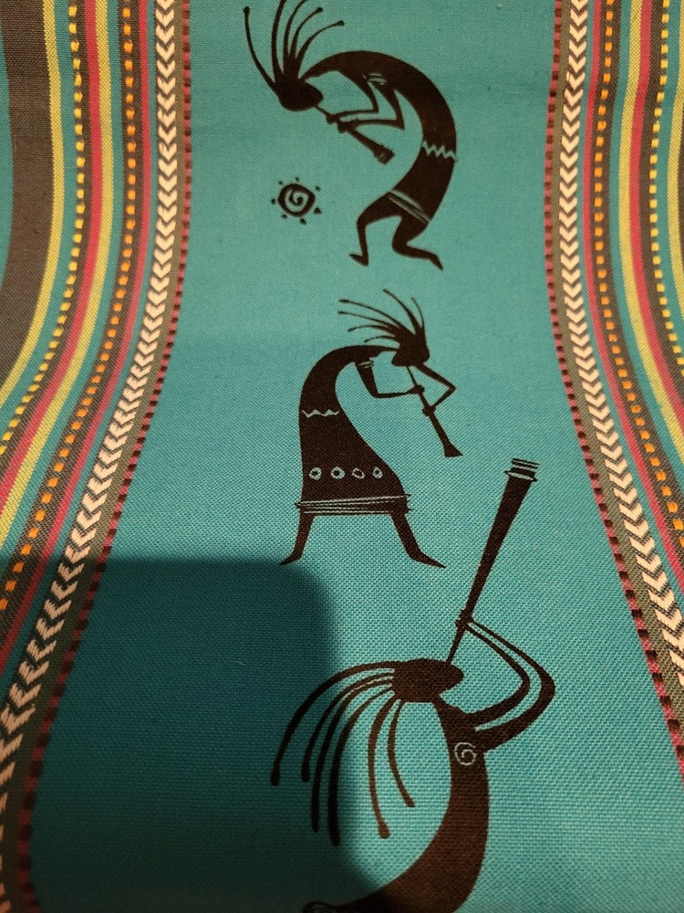 Native American Kokopelli Wall Hanging Or Table Runner