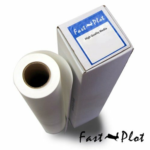 FastPlot Self Adhesive Vinyl Waterproof 4 mil / 100g - 42" x 60Ft - 2" core