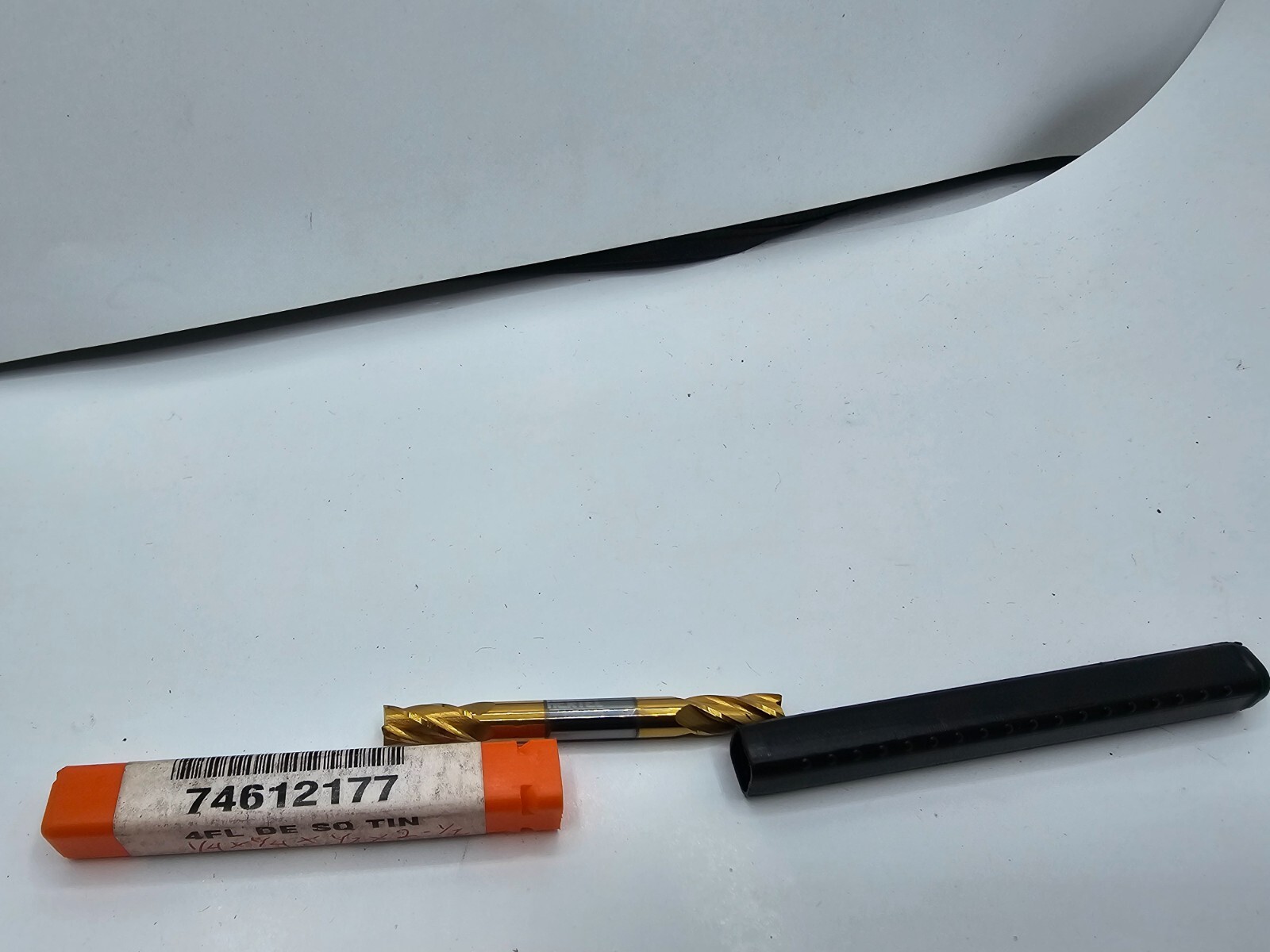 (QTY 2) HERTEL Square End Mill 1/4″ Dia, 1/2″ LOC, 4 FL Solid Carbide 74612177