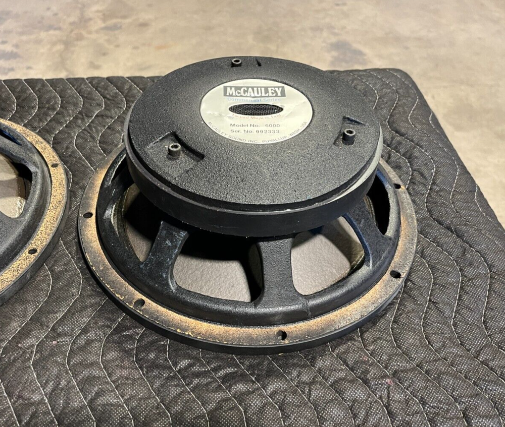 McCauley 6000 Series 12" Woofer