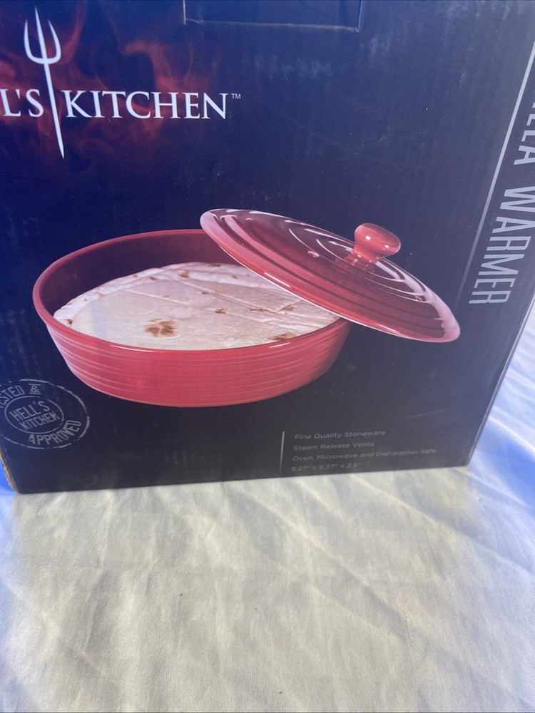 Hells Kitchen Tortilla Warmer Red