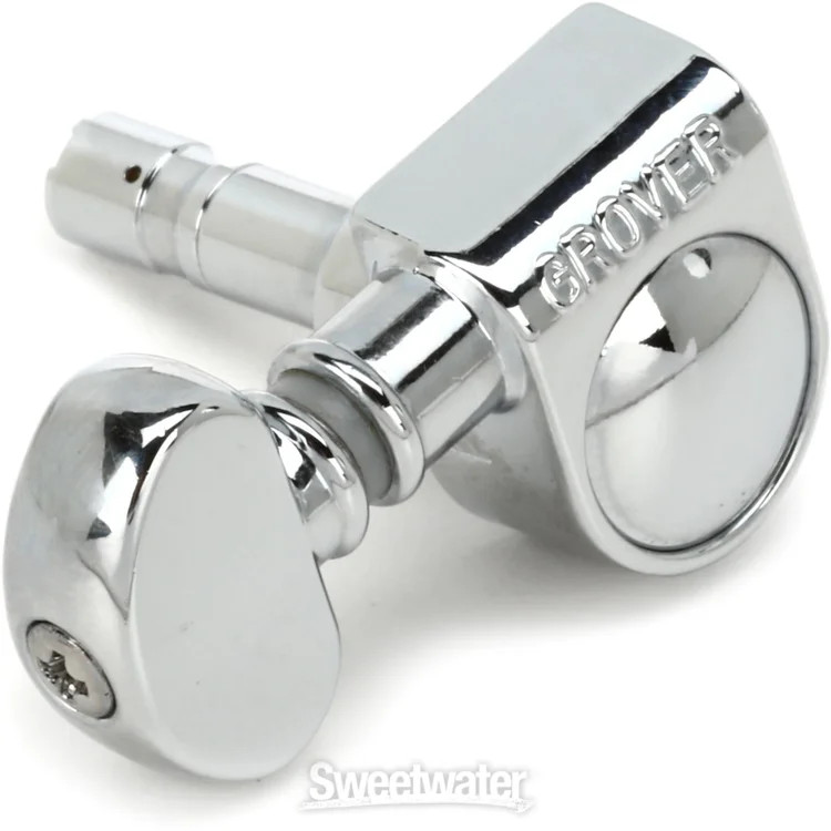 Grover 406C Mini Locking Rotomatic Tuners - 3+3 - Chrome