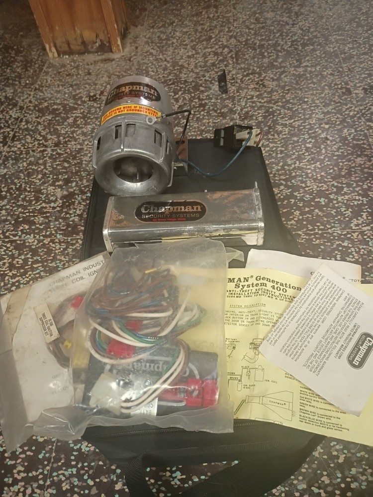 Vintage Chapman Security Alarm Nos
