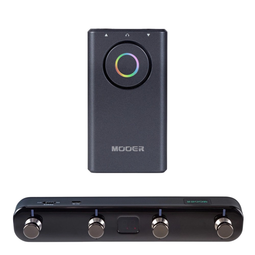 Micro Rig Practice Kit Mooer Prime P1 Multi-Effects + F4 Wireless Footswitch